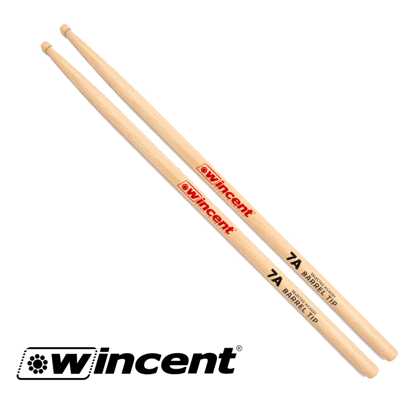 윈센트 Wincent W-7ABT,W-7ART 배럴팁 7A 드럼스틱